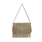 Bolsa Feminina Clutch Franja Alça de Ombro Ajustável Lançamento