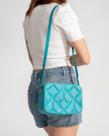Bolsa feminina com alça transversal de ombro ajustavel