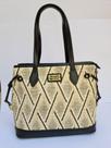 Bolsa Feminina Com Detalhes Em Palha Fina Sintética Casual Bolsa Feminina Com Detalhes Em Palha Fina Sintética Casual
