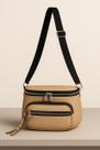 Bolsa Feminina Couro com Divisórias Moderna Casual Tendencia