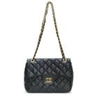 Bolsa Feminina Couro Legitimo Matelassê Média