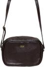 Bolsa Feminina Couro Legitimo Retangular Transversal Médio