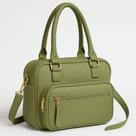 Bolsa Feminina Couro Ombro Tiracolo Preta Média Casual Moda! Bolsa Feminina Couro Ombro Tiracolo Preta Média Casual Moda!