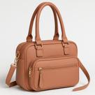 Bolsa Feminina Couro Ombro Tiracolo Preta Média Casual Moda! Bolsa Feminina Couro Ombro Tiracolo Preta Média Casual Moda!