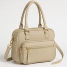 Bolsa Feminina Couro Ombro Tiracolo Preta Média Casual Moda! Bolsa Feminina Couro Ombro Tiracolo Preta Média Casual Moda!
