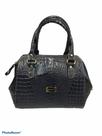 Bolsa feminina couro Ongaratto, alça de mão - azul