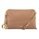 Bolsa Feminina Crossbody Maitê Canvas Classe Couro -