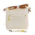 Bolsa Feminina Cru Alça Chocolate Transversal Ajustável