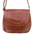 Bolsa Feminina de Couro Bovino Grande Marrom Amarelado Bolsa Feminina de Couro Bovino Grande Marrom Amarelado