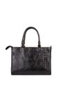 Bolsa feminina de couro croco Eliza Bolsa feminina de couro croco Eliza