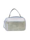 Bolsa Feminina De Couro Legitimo ATUAL Azul 178-SIL