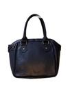 Bolsa Feminina De Couro Legitimo Ombro ATUAL Azul 1127-19 Bolsa Feminina De Couro Legitimo Ombro ATUAL Azul 1127-19