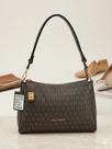 Bolsa feminina de couro smartbag monograma cafe