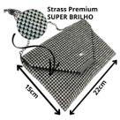 Bolsa feminina de festa brilhosa strass