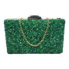 Bolsa Feminina De Festa Clutch Quadrada Pedras Elegante Bolsa Feminina De Festa Clutch Quadrada Pedras Elegante