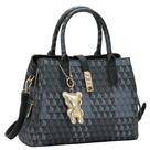 Bolsa Feminina de Mão Chenson CG85423 Tridimensional Cor: Preto Bolsa Feminina de Mão Chenson CG85423 Tridimensional Cor: Preto