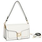 Bolsa feminina de material sintético Travistar branca