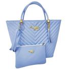 Bolsa feminina de ombro com necessaire - albo02