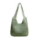 Bolsa Feminina De Palha Grande Forrada Ombro
