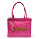 Bolsa Feminina de Praia Piscina com cores Vivas + Pompom