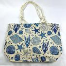 Bolsa Feminina De Praia Sacola Grande Com Forro Fundo Do Mar Oceano