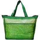 Bolsa Feminina de Praia Verde Grande Piscina Mercado Alça