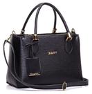 Bolsa Feminina Dhaffy Preto, Alça de Mão e Transversal. Bolsa Feminina Dhaffy Preto, Alça de Mão e Transversal.