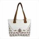 Bolsa Feminina Dia Dia Casual Arabescos Bege Magicc Bolsas