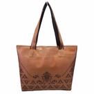 Bolsa Feminina Dia Dia Casual Arabescos Marrom Magicc Bolsas