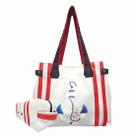 Bolsa Feminina e Necessaire Âncora Branca Magicc Bolsas