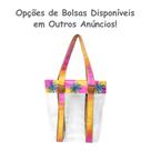 Bolsa Feminina e Necessaire Transparente Impermeável Coqueiros Magicc Bolsas