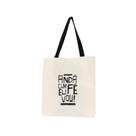 Bolsa Feminina Ecobag 100% algodão ANDA CUM FÉ (Alça preta) Bolsa Feminina Ecobag 100% algodão ANDA CUM FÉ (Alça preta)