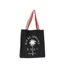 Bolsa Feminina Ecobag 100% algodão Black +55 21 (arco-íris)
