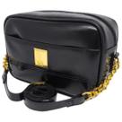Bolsa Feminina Elegante Detalhe de Corrente Dourada Vizzano