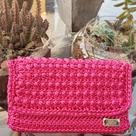 Bolsa feminina em crochê moderno - Bolsa Dalia Bolsa feminina em crochê moderno - Bolsa Dalia