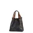 Bolsa Feminina Estilo Saco Grande Luxo Casual Moderna Maxi Ombro eTransversal Detalhes Dourados