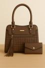 Bolsa Feminina Estruturada com Alça de Mão e Transversal Média Elegante, Versátil Ideal para o Dia a Dia com Muito Estilo Bolsa Feminina Estruturada com Alça de Mão e Transversal Média Elegante, Versátil Ideal para o Dia a Dia com Muito Estilo