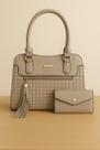 Bolsa Feminina Estruturada com Alça de Mão e Transversal Média Elegante, Versátil Ideal para o Dia a Dia com Muito Estilo