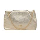 Bolsa Feminina Festa Classe Couro Alça Corrente Crossbody