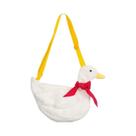 Bolsa Feminina Fofa de Pelúcia - Modelo Pato Ganso - Bolsa Crossbody Grande