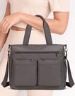 Bolsa Feminina Grande Alça Transversal Faculdade Maleta