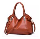 Bolsa Feminina Grande Couro Espaçosa Elegante Passeio Novo