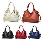 Bolsa Feminina Grande Couro Espaçosa Elegante Passeio Novo Bolsa Feminina Grande Couro Espaçosa Elegante Passeio Novo