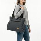 Bolsa Feminina Grande de Ombro Pasta Universitaria Notebook Curso Faculdade