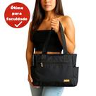 Bolsa Feminina Grande de Ombro Pasta Universitaria Notebook Curso Faculdade
