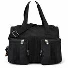 Bolsa Feminina Grande Nylon com Bolsos e Chaveiro Espaçosa Leve e Multiuso