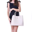 Bolsa Feminina Grande Sacola Espaçosa De Ombro Transversal Alça De Lado