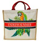 Bolsa Feminina Ideal Praia Arara Vermelha Verão Piscina