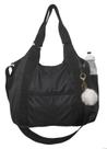 Bolsa Feminina impermeável nylon tactel Praia Piscina Academia trabalho faculdade escolar passeio dia dia alças transversal regulável ombro lateral