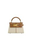 Bolsa feminina JW PEI Elise com alça superior em material vegano marrom Bolsa feminina JW PEI Elise com alça superior em material vegano marrom